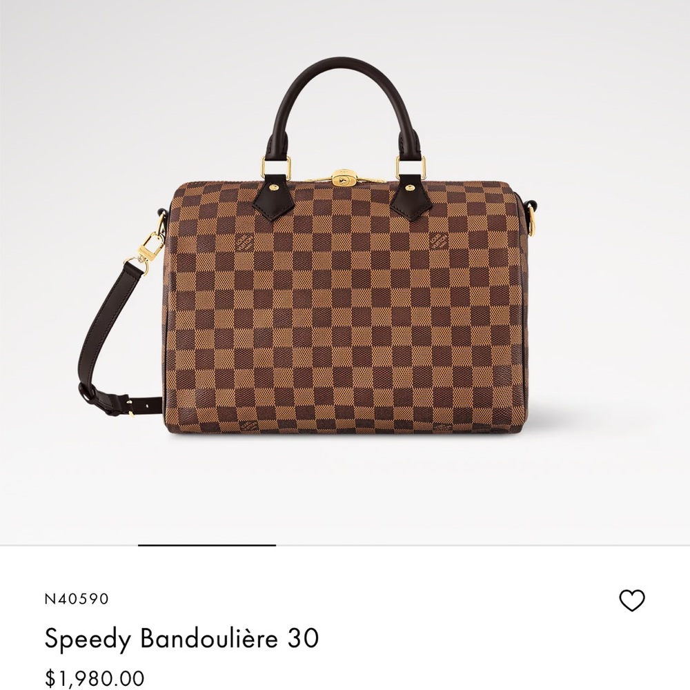 Louis Vuitton Speedy Bandoulière 30 - Picture 13 of 14